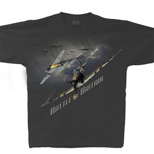 Battle Of Britain T-Shirt Charcoal SMALL