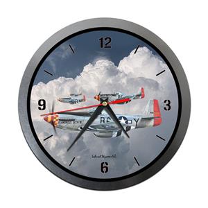 P-51 Mustang Profile Wall Clock