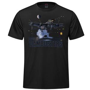 Dambusters Flight T-Shirt Black 3X-LARGE