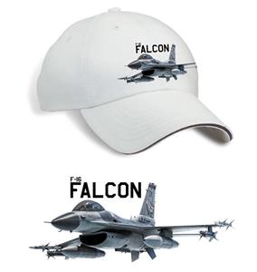 F-16 Falcon Logo Printed Cap