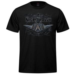 F-117 Nighthawk Flight T-Shirt Black SMALL