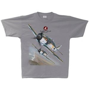 Focke-Wulf FW190 T-Shirt Silver MEDIUM