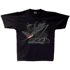 F-22 Raptor T-Shirt Black YOUTH SMALL 6-8