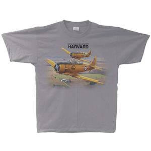 Harvard Vintage T-Shirt Silver/Grey SMALL