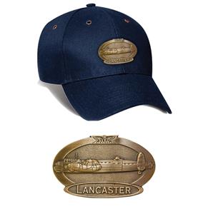 Avro Lancaster Brass Badge Cap Navy Blue