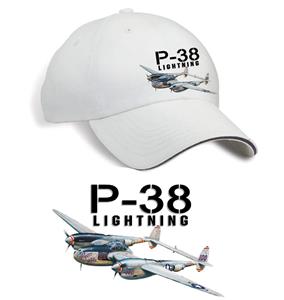 P-38 Lightning Printed Cap Stone