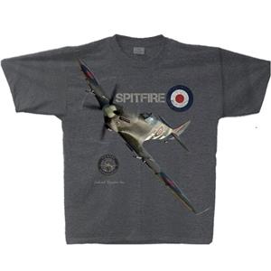 Spitfire Mk IX T-Shirt Charcoal X-LARGE