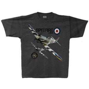 Spitfire Mk IX T-Shirt Charcoal YOUTH LARGE
