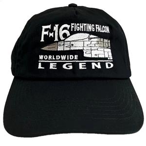 F-16 Fighting Falcon US Legend Cap Black