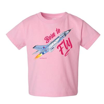 Born To Fly Arrow Toddler's T-Shirt Pink TODDLER 3T - Click Image to Close