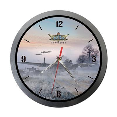 Avro Lancaster Mist Wall Clock - Click Image to Close