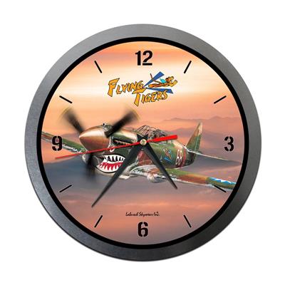 P-40 Warhawk Flight Wall Clock - Click Image to Close