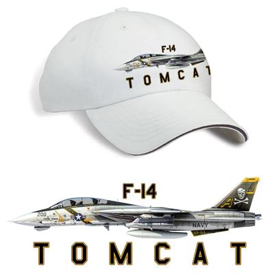 F-14 Tomcat Profile Printed Cap Stone - Click Image to Close