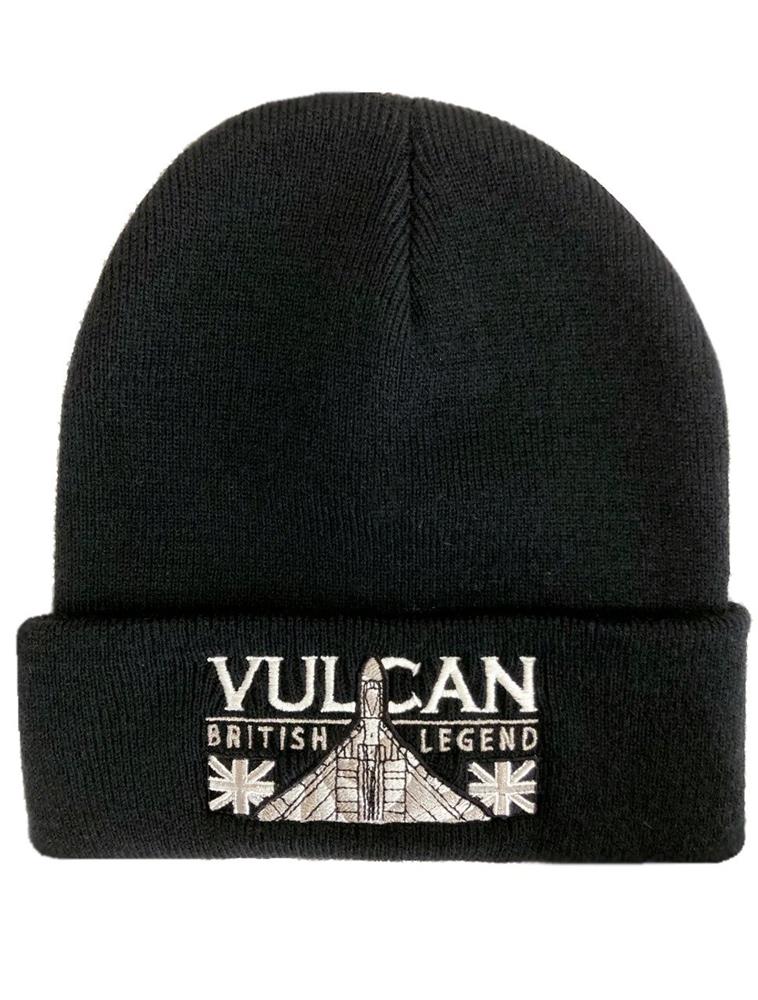 Vulcan British Legend Beanie Black - Click Image to Close