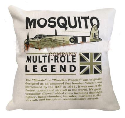 Mosquito British Legend Cushion - Click Image to Close