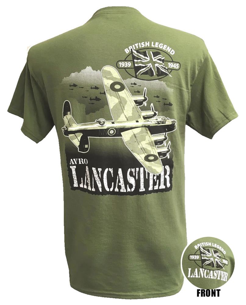 Lancaster British Legend Action T-Shirt Olive Green LARGE - Click Image to Close