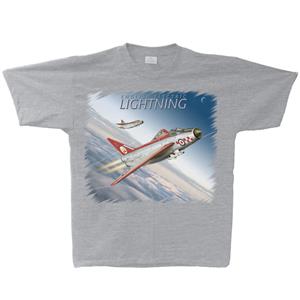 English Electric Lightning T-Shirt Grey SMALL