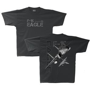 F-15 Eagle T-Shirt Charcoal 2X-LARGE DISCONTINUED