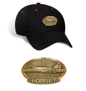 F-18 Hornet Brass Cap Black