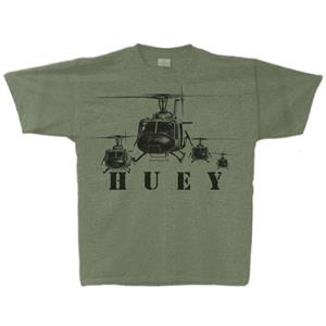 Huey Formation T-Shirt Military Green MEDIUM