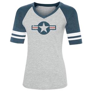 Ladies USAF Game Day T-Shirt Light Grey LADIES 2X-LARGE