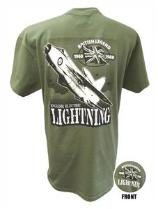 Lightning British Legend Action T-Shirt Olive Green X-LARGE